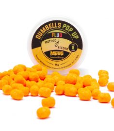 Dumbells Fluo Pop Up 8mm Czekolada & Pomarańcza