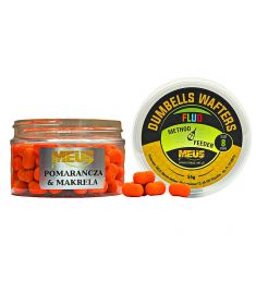 Dumbells Fluo Wafters 8mm Pomarańcza & Makrela