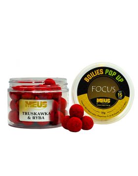 Kulka Pop Up Focus 15mm Truskawka & Ryba